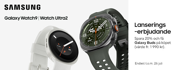 Lanseringserbjudande p&aring; nya Galaxy Watch