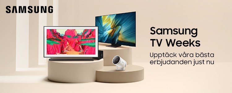 Samsung TV Weeks - upp till 50 % rabatt