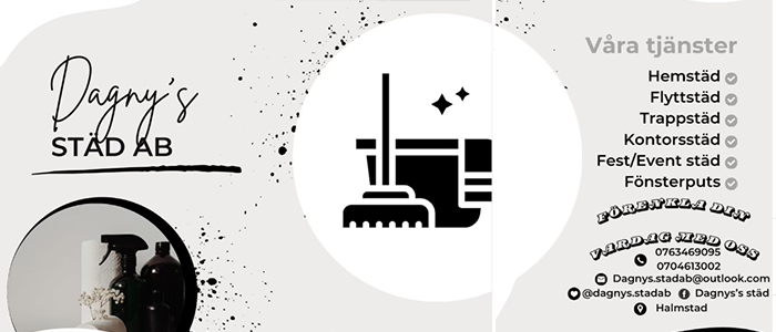 Dagnys St&auml;d - 10 % rabatt p&aring; alla tj&auml;nster!