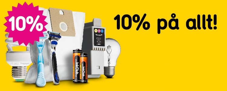 inkClub 10% rabatt p&aring; allt!