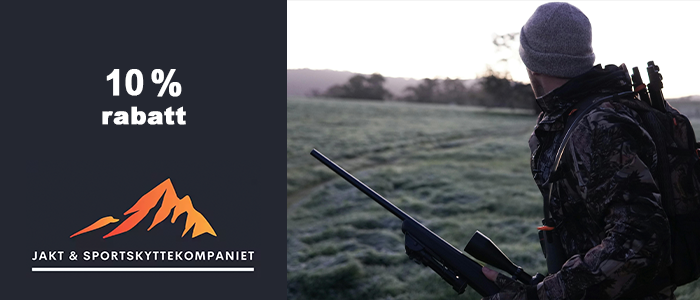 Jakt & Sportskyttekompaniet - 10 % rabatt p&aring; hela sortimentet - Online & i butik!