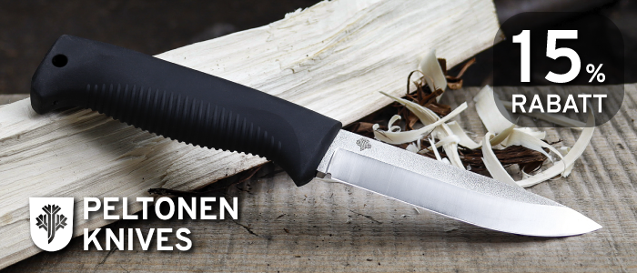 Peltonen Knives - 15 % rabatt p&aring; knivar